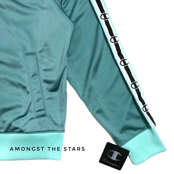 Champion LIFE Big C Eucalyptus Green Track Jacket - Picture 6 of 8